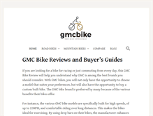 Tablet Screenshot of gmcbike.com